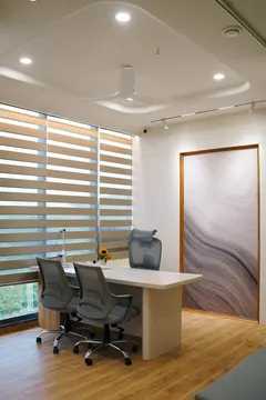 Consultation room, towards the window