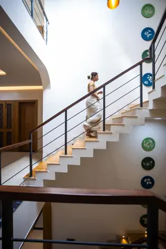 Double-height stair