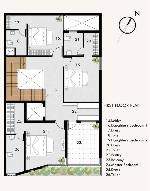 First floor plan