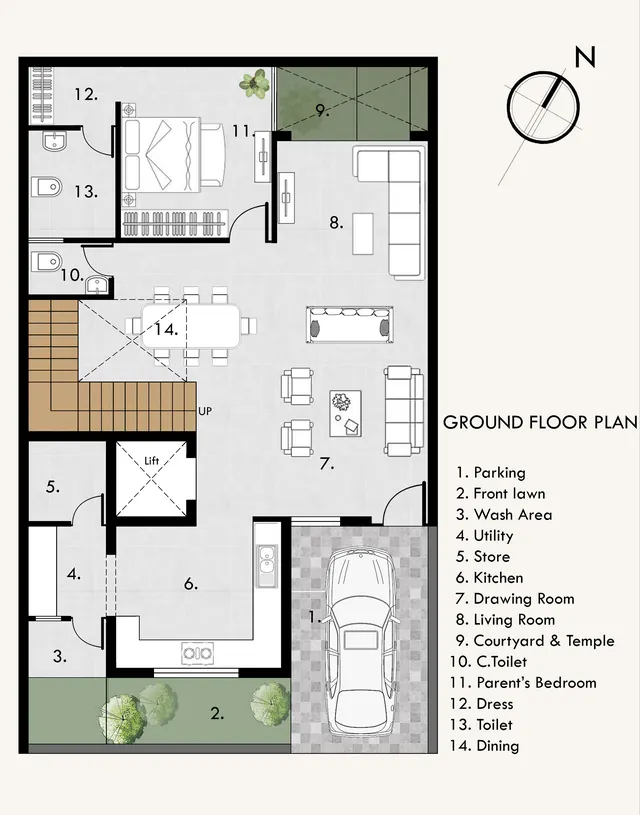 Ground floor plan