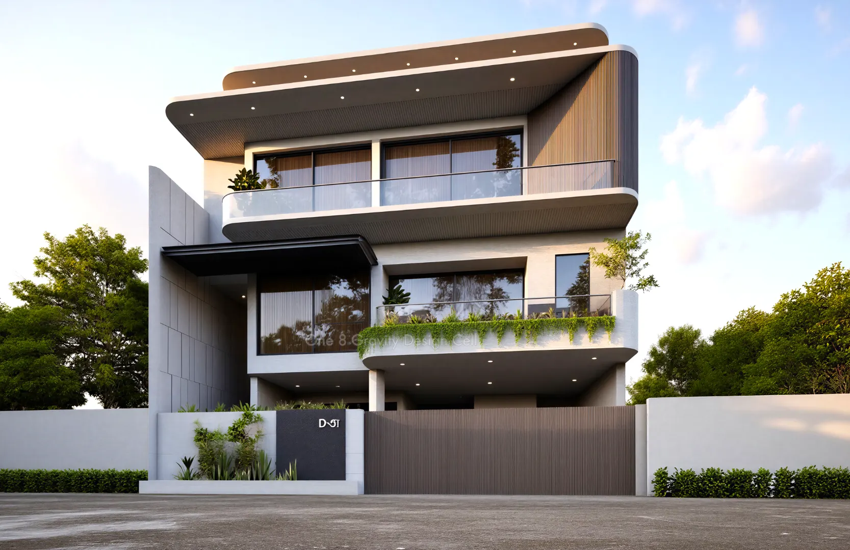 House of Curves, design render