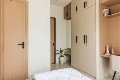 Wardrobes and desk